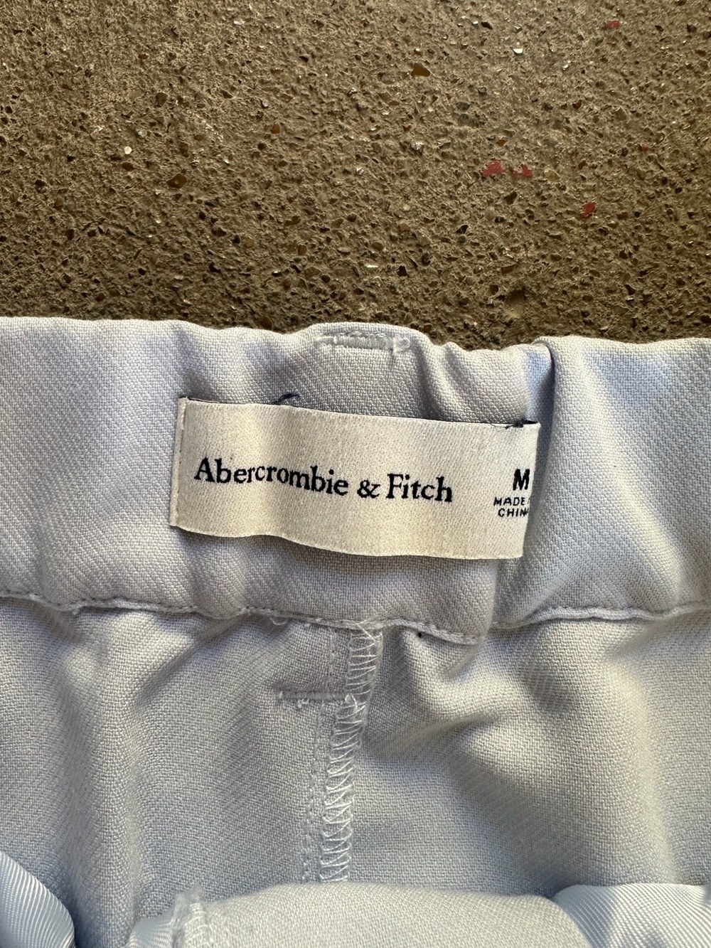 Abercrombie & Fitch Sloane Tailored Shorts in Light Blue Size Medium Trouser - Picture 4 of 7